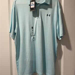 Under Armour Men's Aqua Polo Shirt